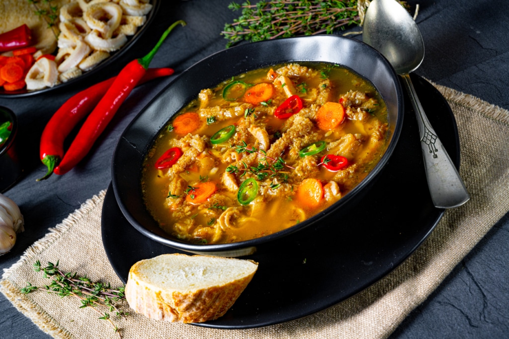 Türkische Kuttelsuppe