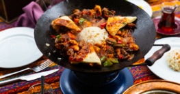 Türkische Fleischpfanne